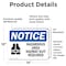 Signmission 10 in Height, 14 in Width, Vinyl Decal, Rectangle OS-2PACK-NS-D-1014-L-13317 - alternate 6